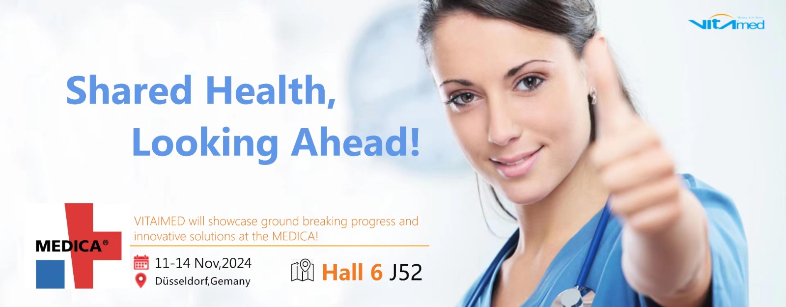 The 2024 MEDICA medical exhibition will be held in Düsseldorf, Germany.